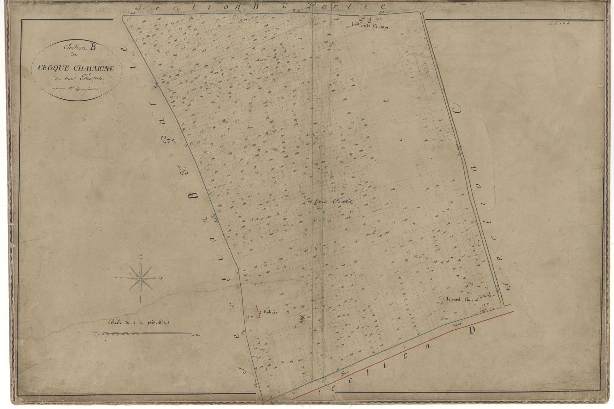 La Chapelle-Saint-Mesmin - Sections