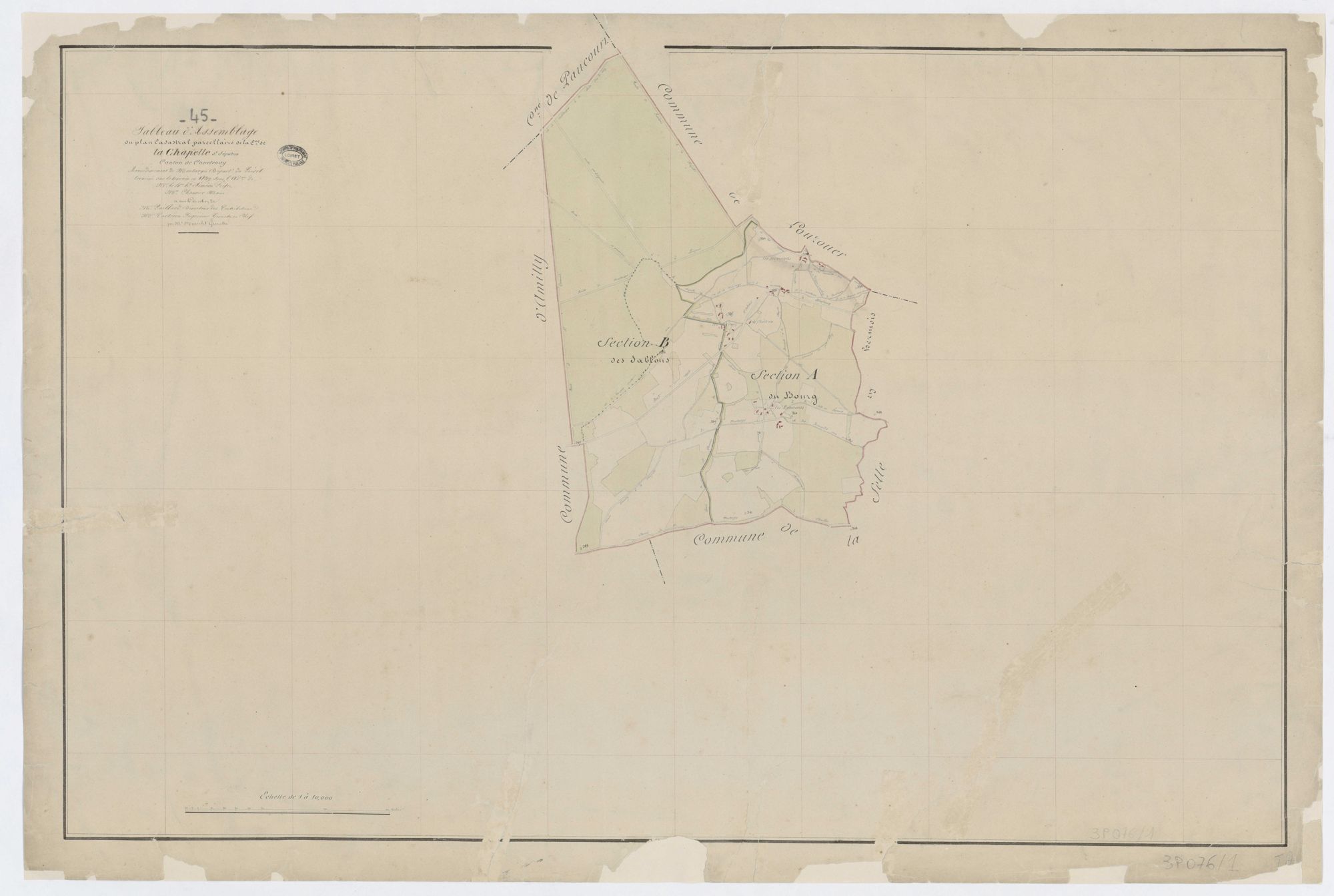La Chapelle-Saint-Sépulcre - Sections