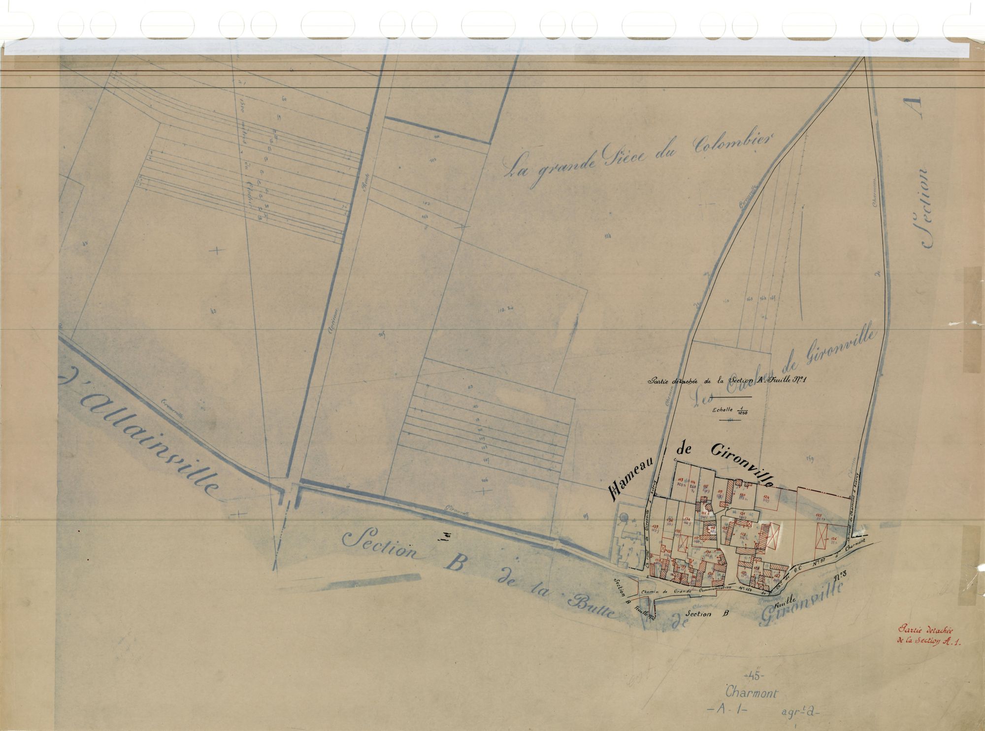 Charmont-en-Beauce - Sections