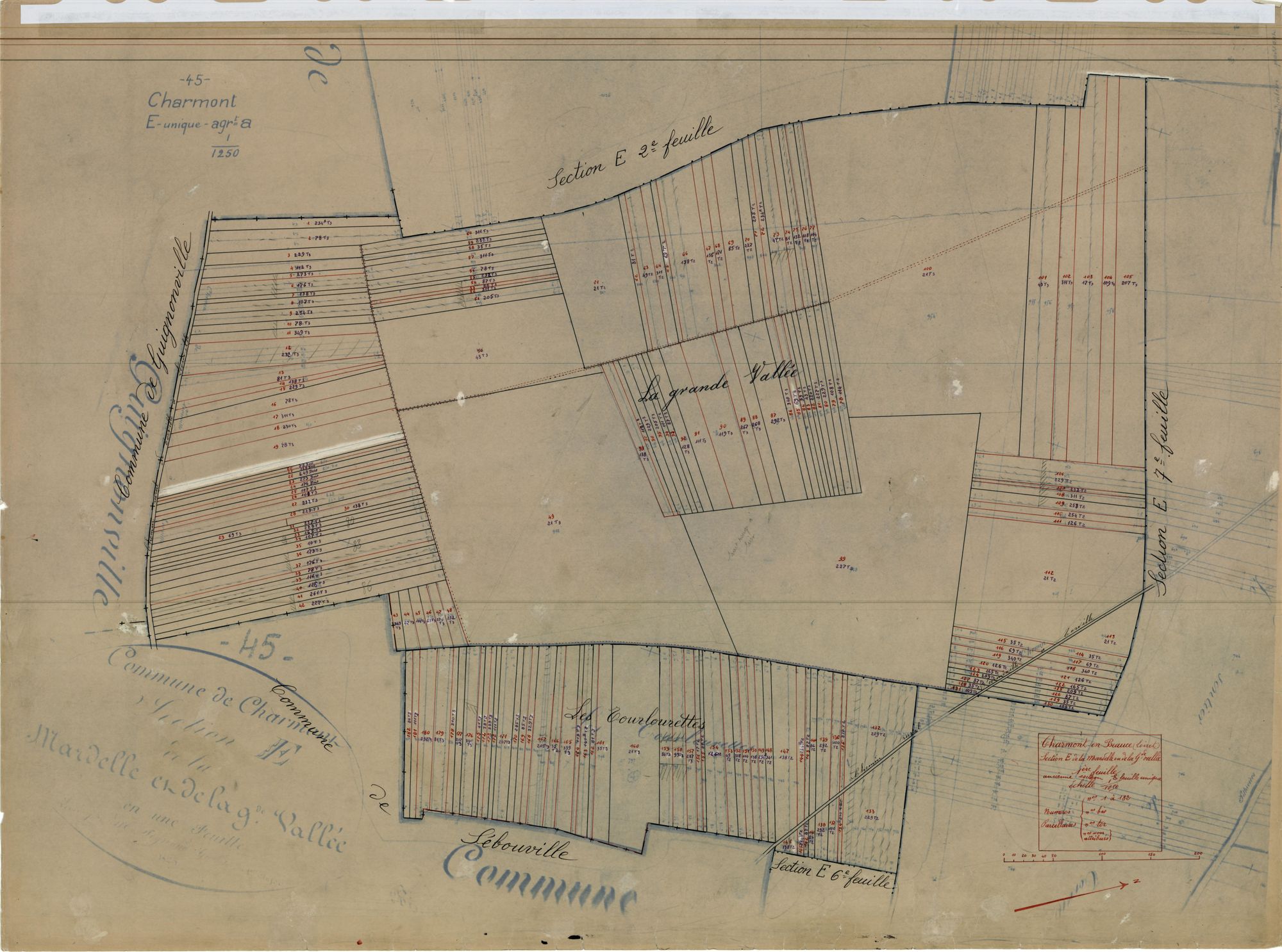 Charmont-en-Beauce - Sections