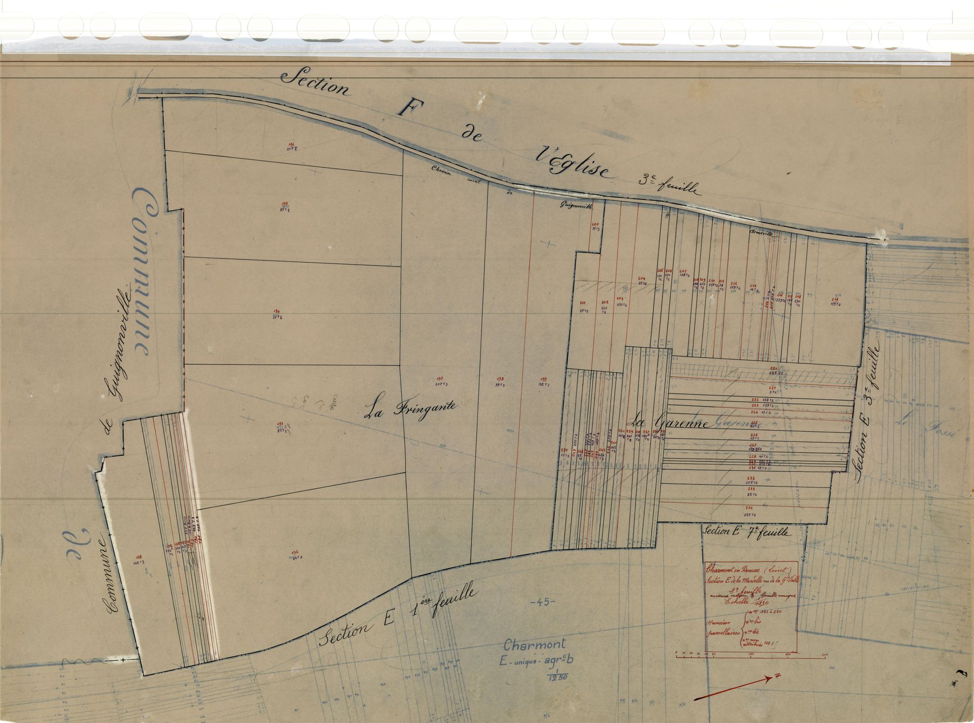 Charmont-en-Beauce - Sections