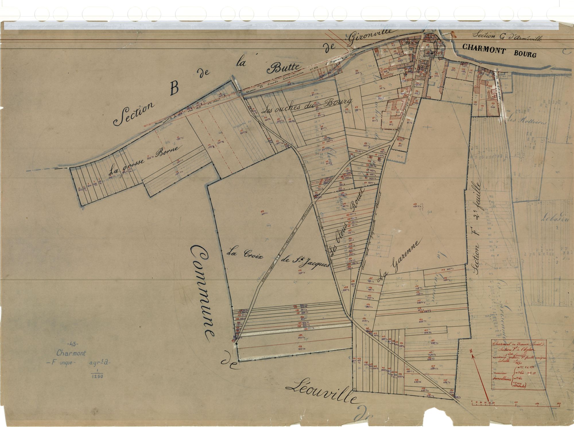 Charmont-en-Beauce - Sections