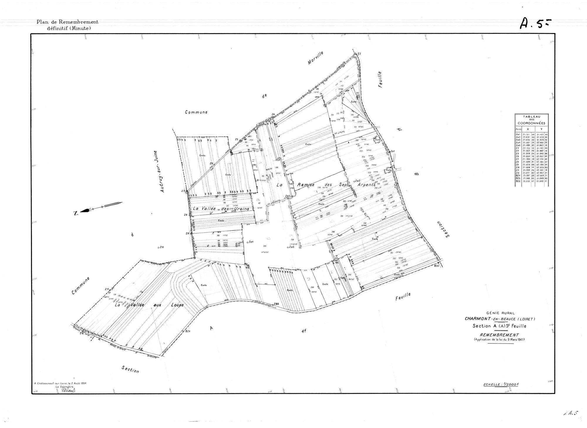 Charmont-en-Beauce - Sections