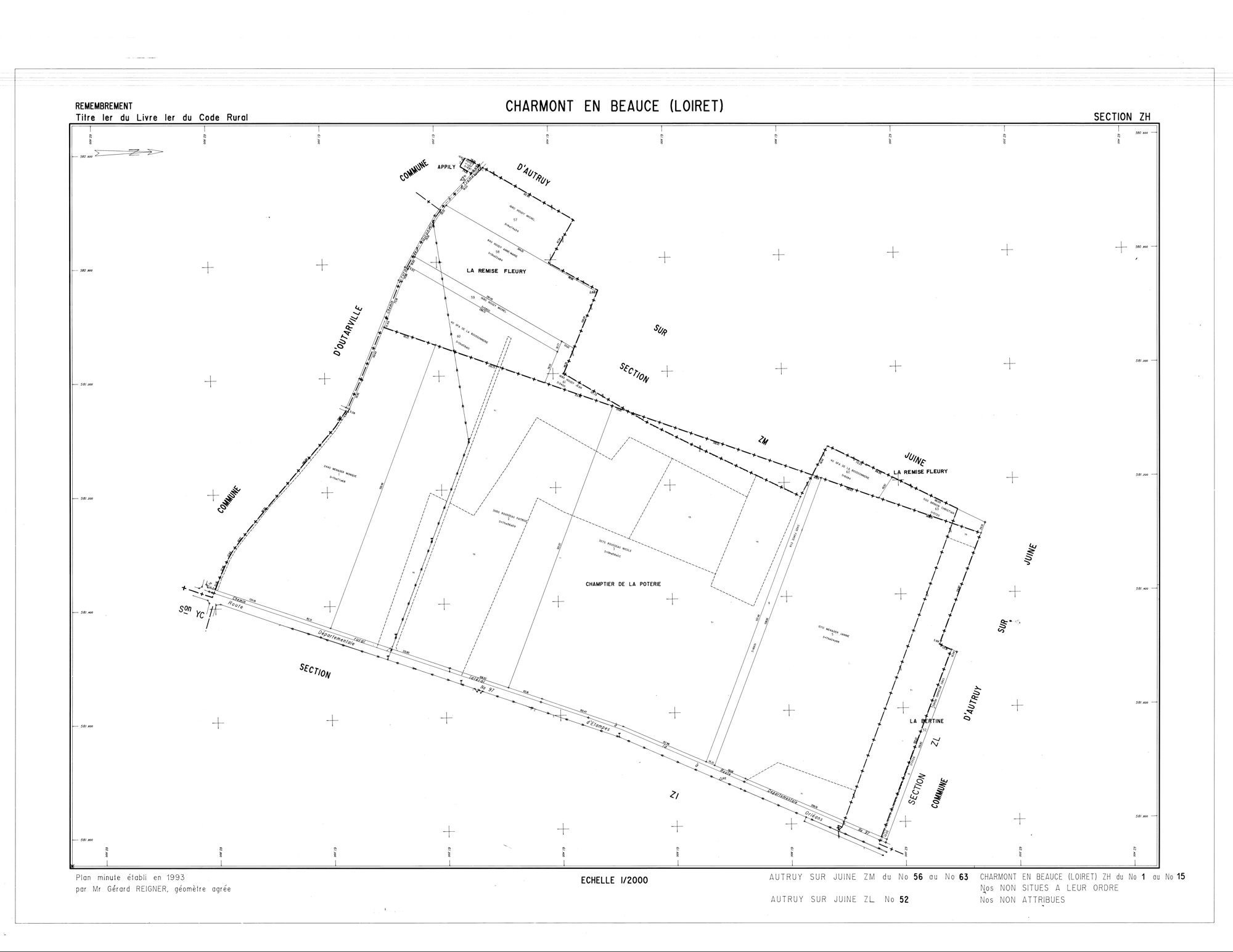 Charmont-en-Beauce - Sections