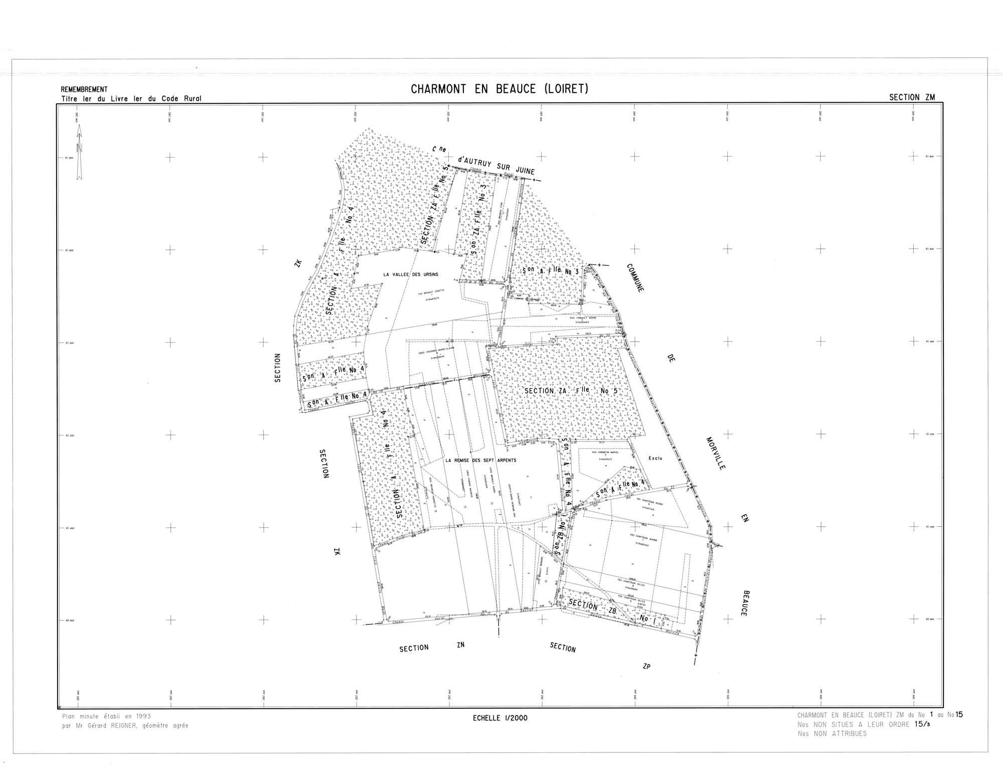 Charmont-en-Beauce - Sections