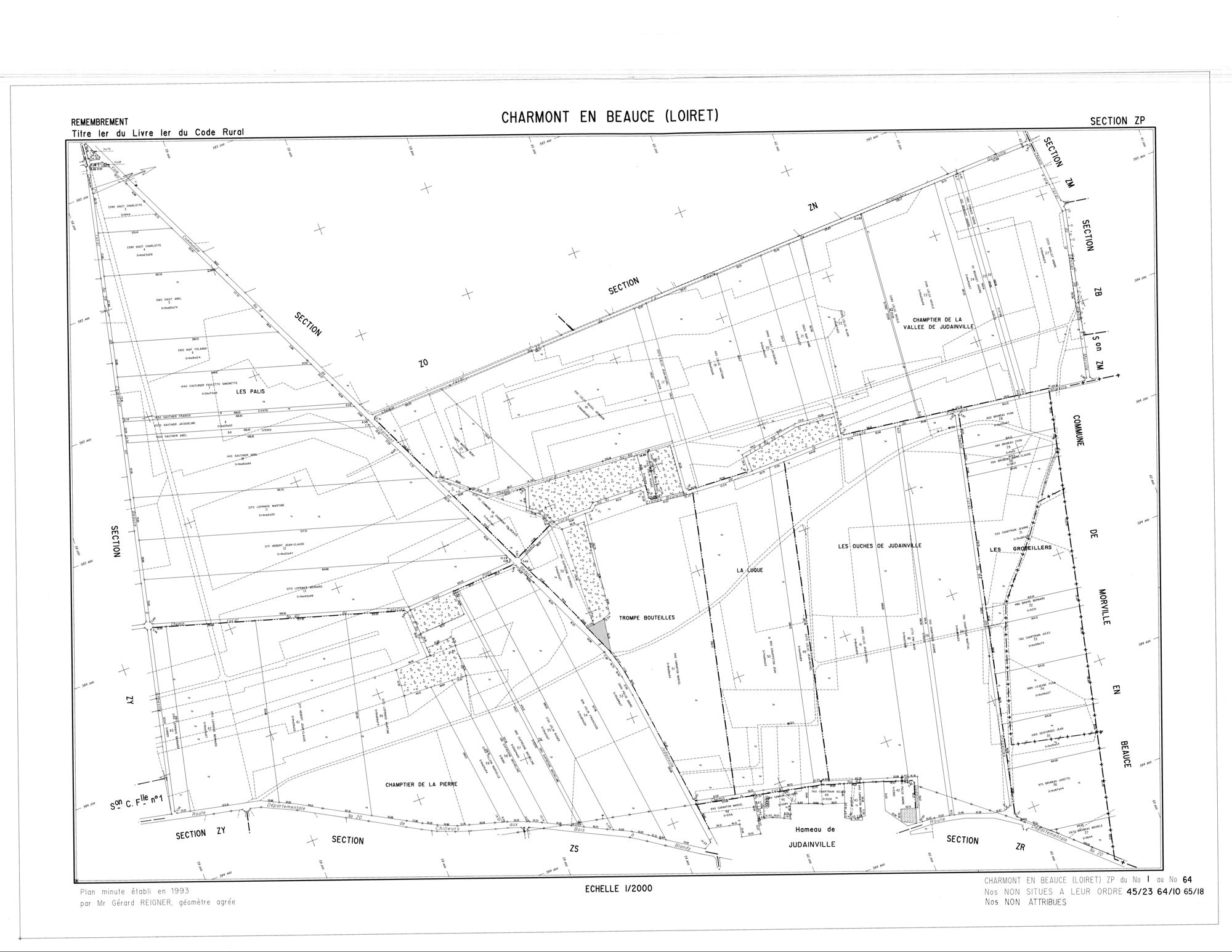 Charmont-en-Beauce - Sections