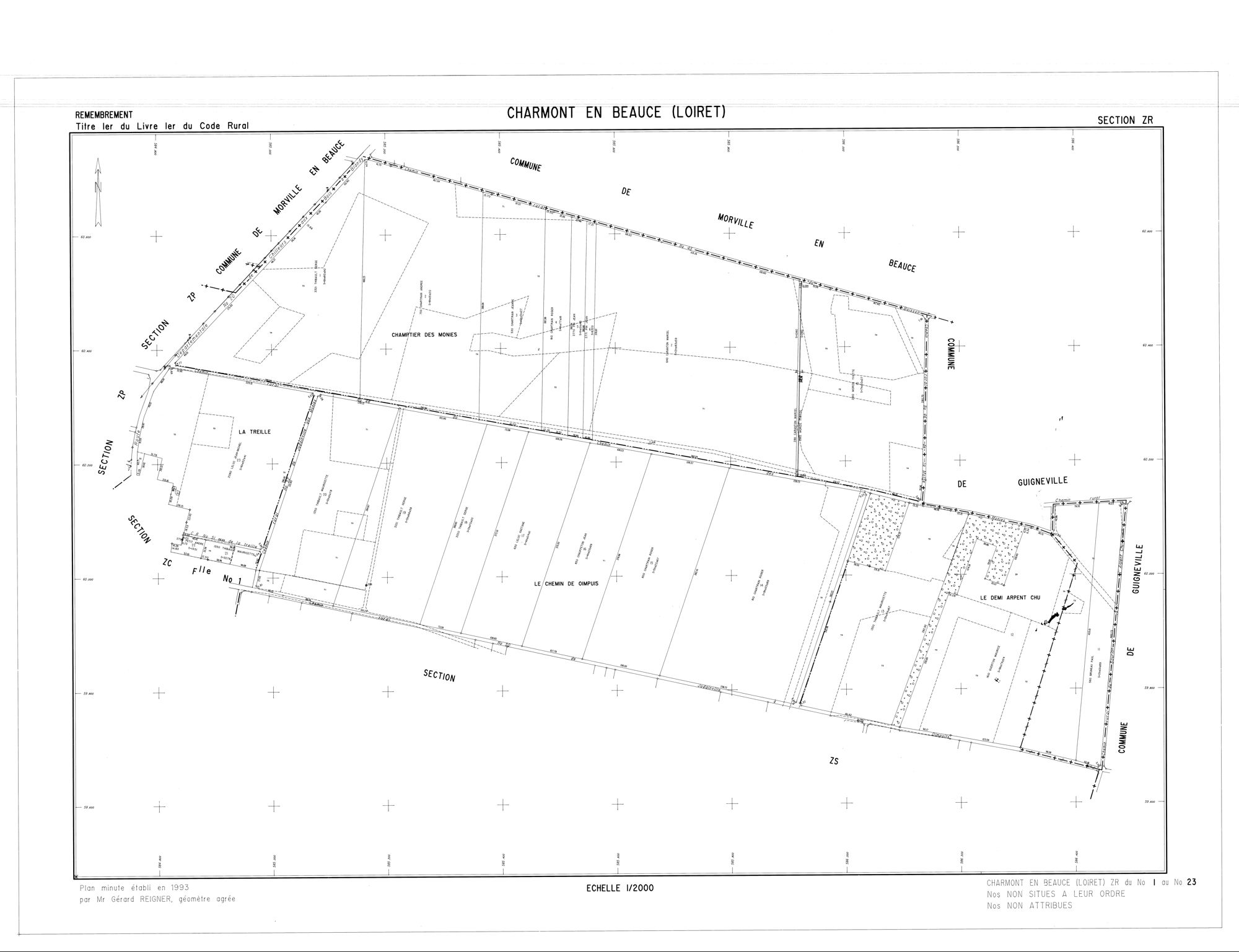Charmont-en-Beauce - Sections