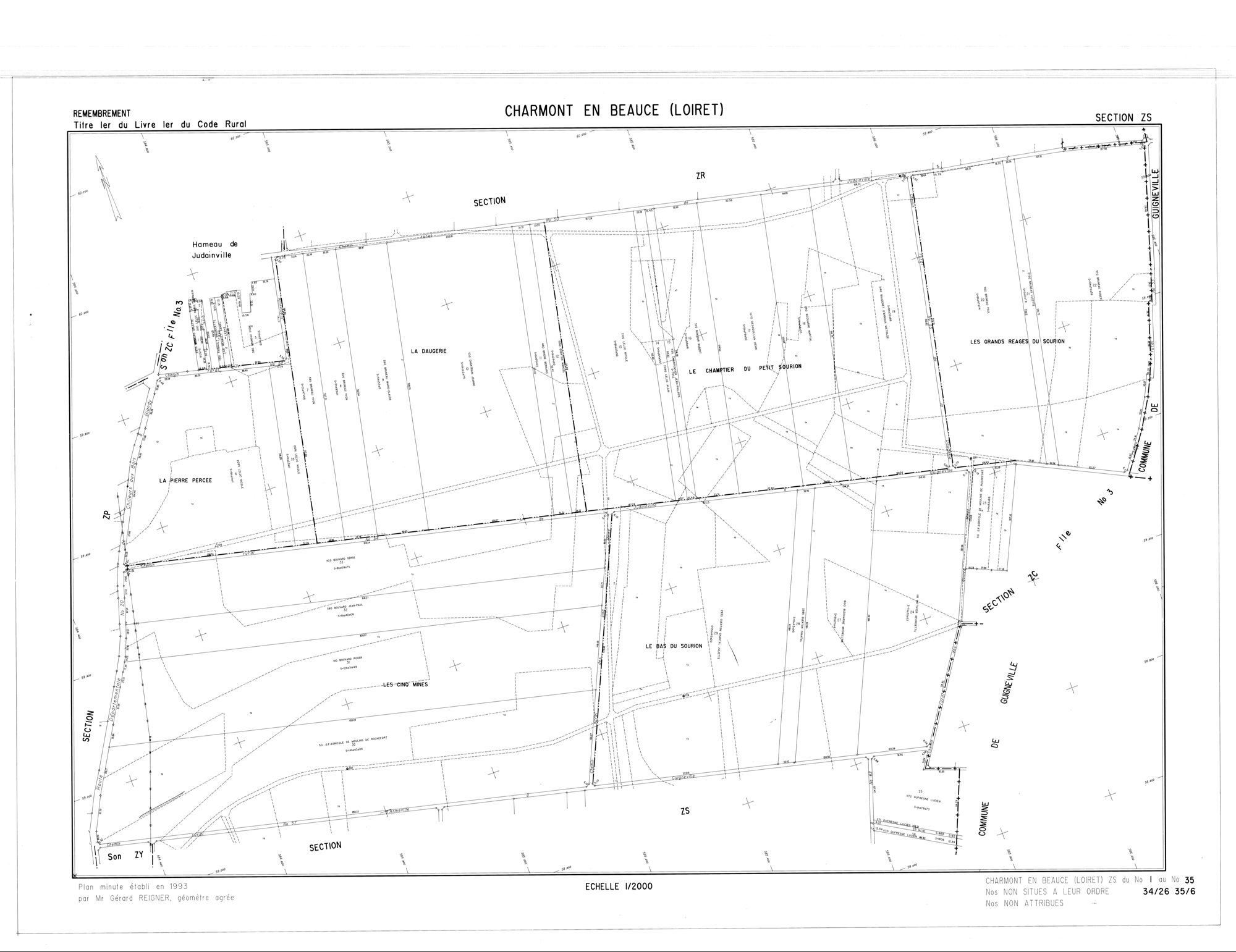 Charmont-en-Beauce - Sections
