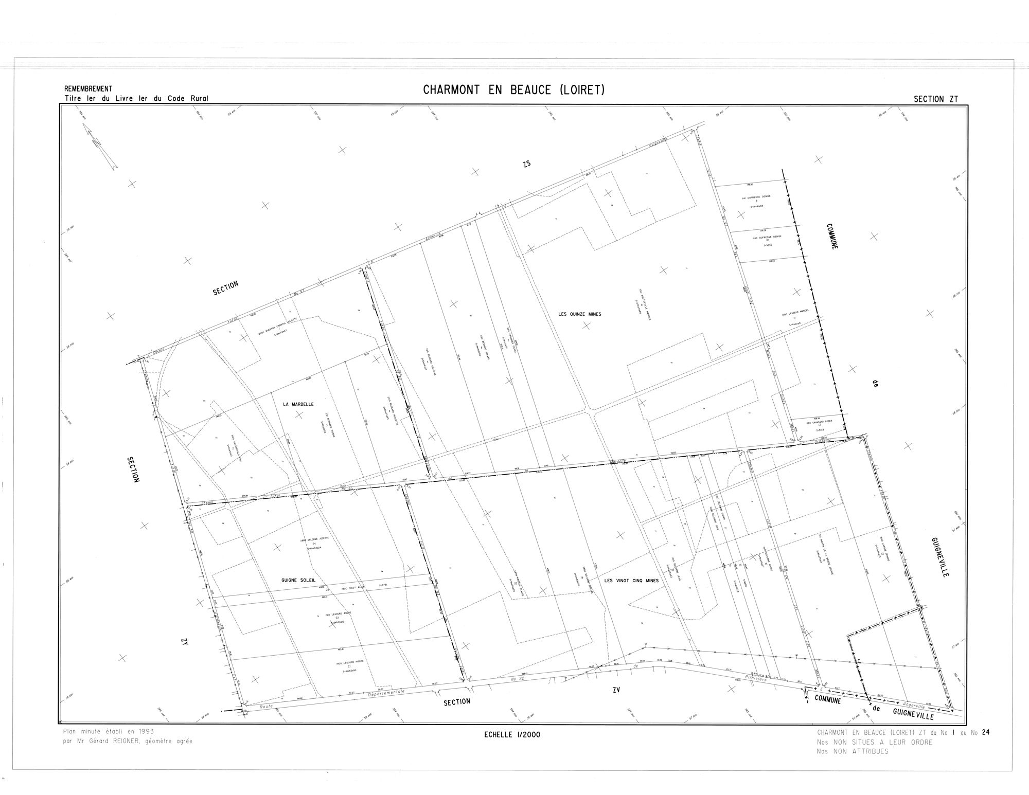 Charmont-en-Beauce - Sections