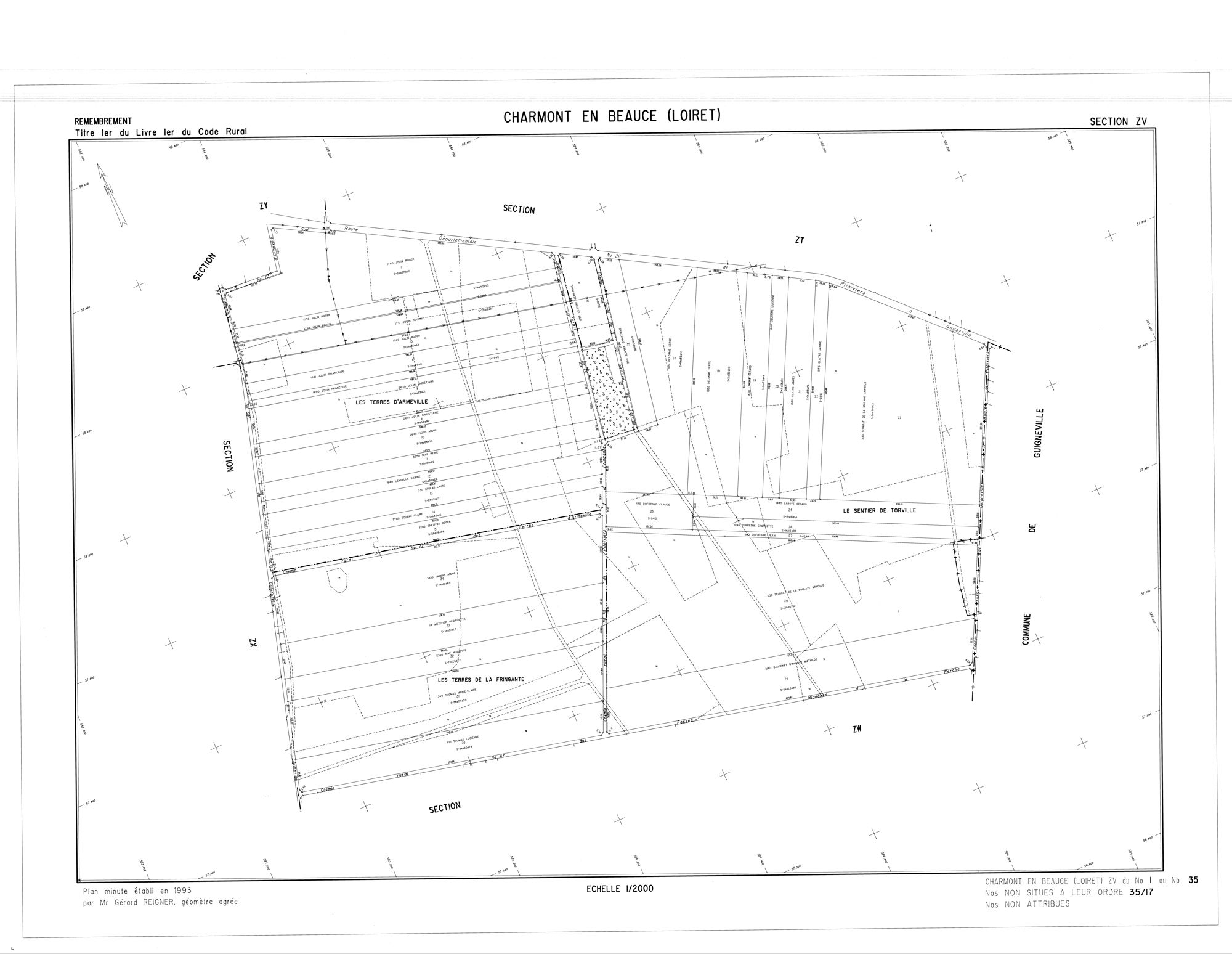 Charmont-en-Beauce - Sections