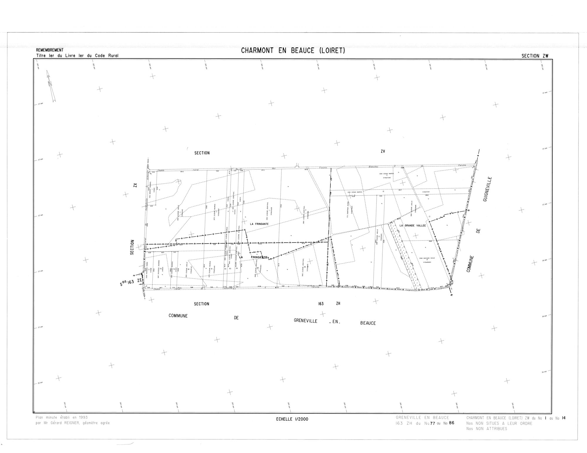 Charmont-en-Beauce - Sections