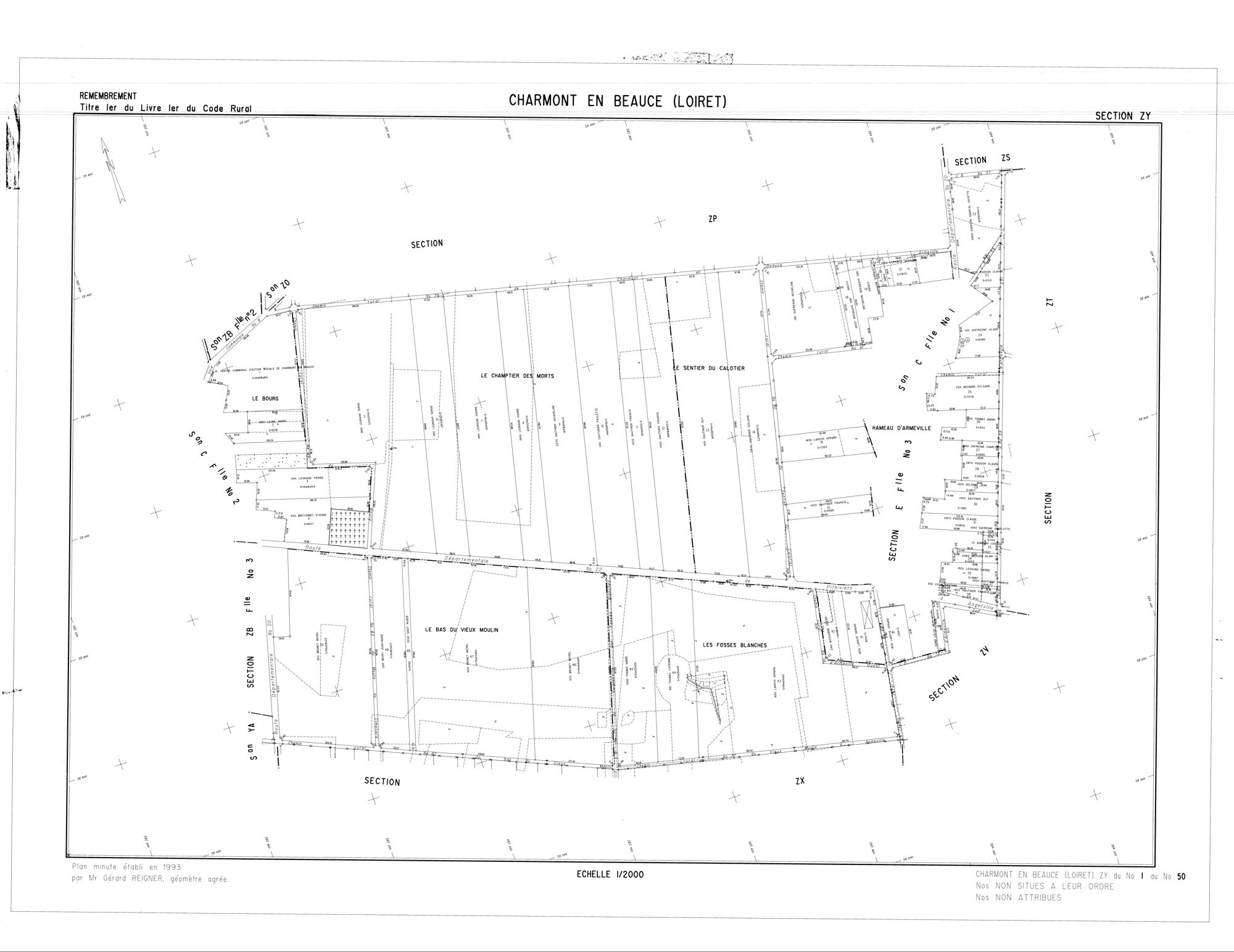 Charmont-en-Beauce - Sections