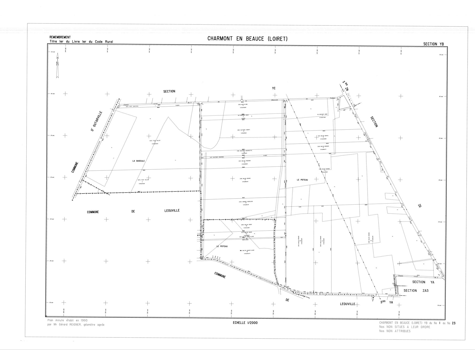 Charmont-en-Beauce - Sections