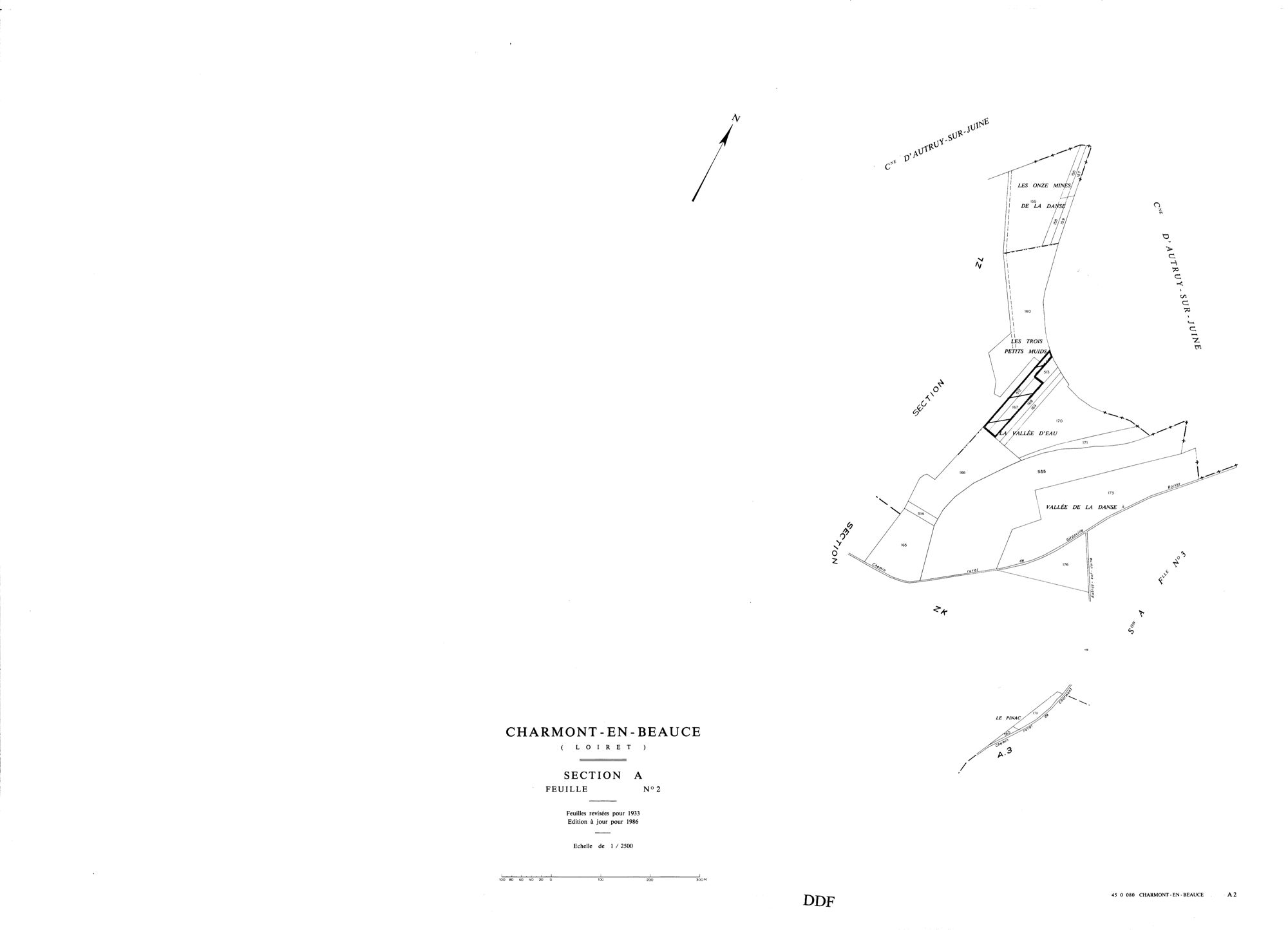 Charmont-en-Beauce - Sections