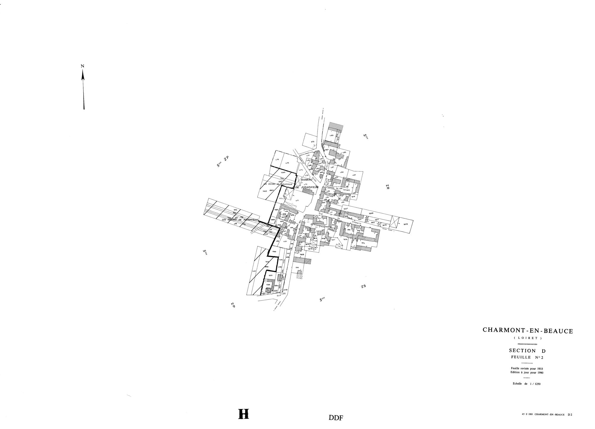 Charmont-en-Beauce - Sections