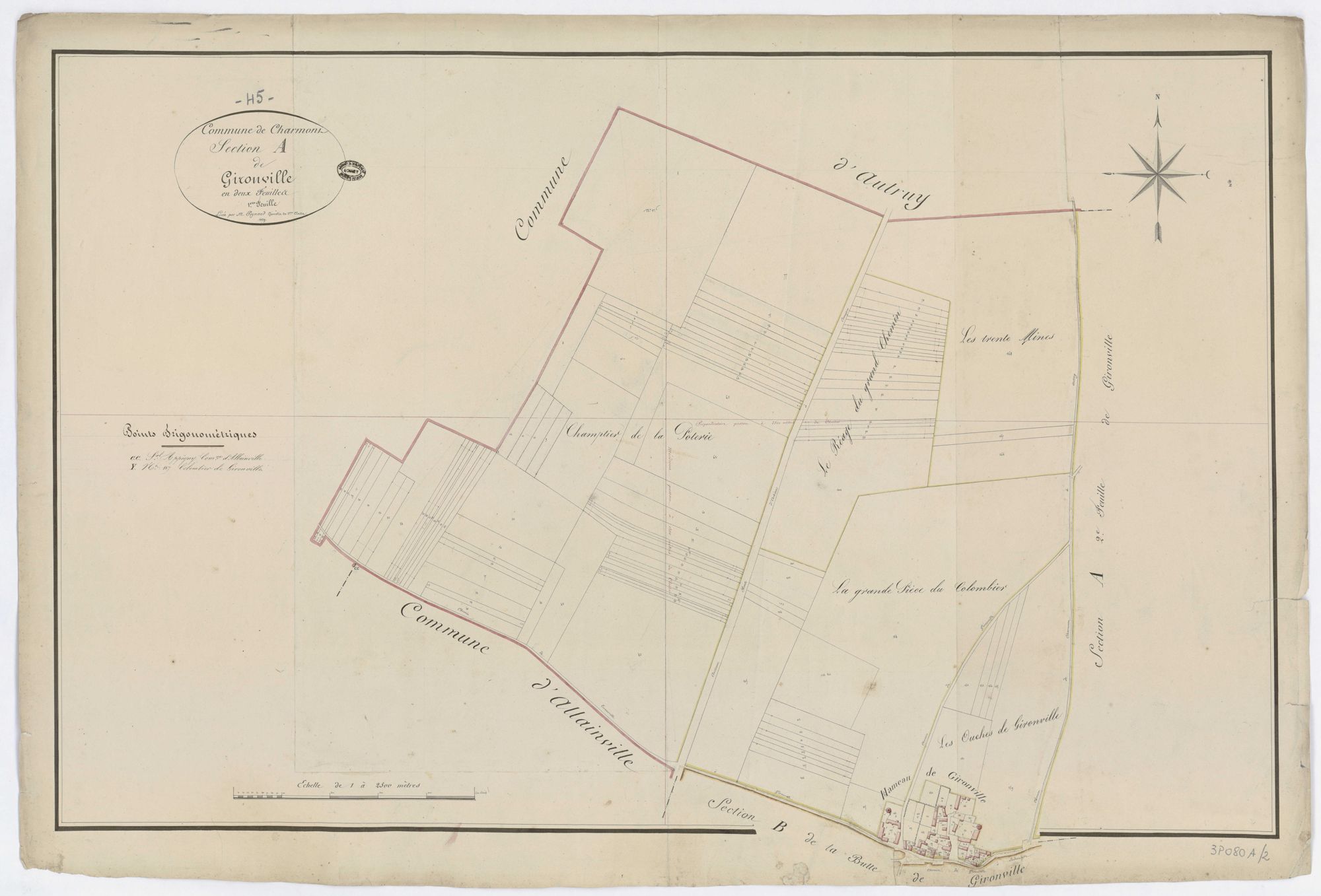 Charmont-en-Beauce - Sections