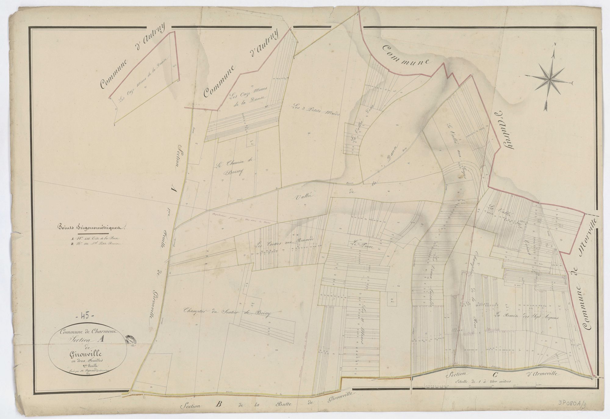 Charmont-en-Beauce - Sections