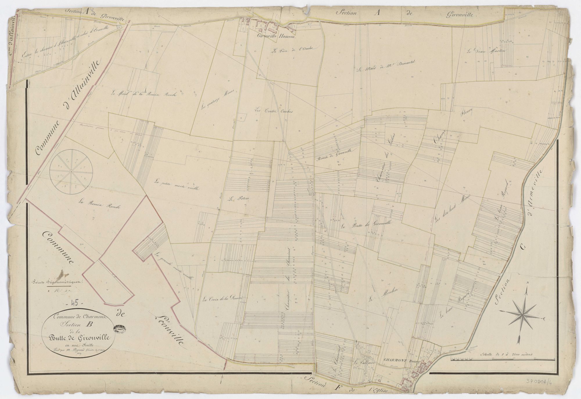Charmont-en-Beauce - Sections