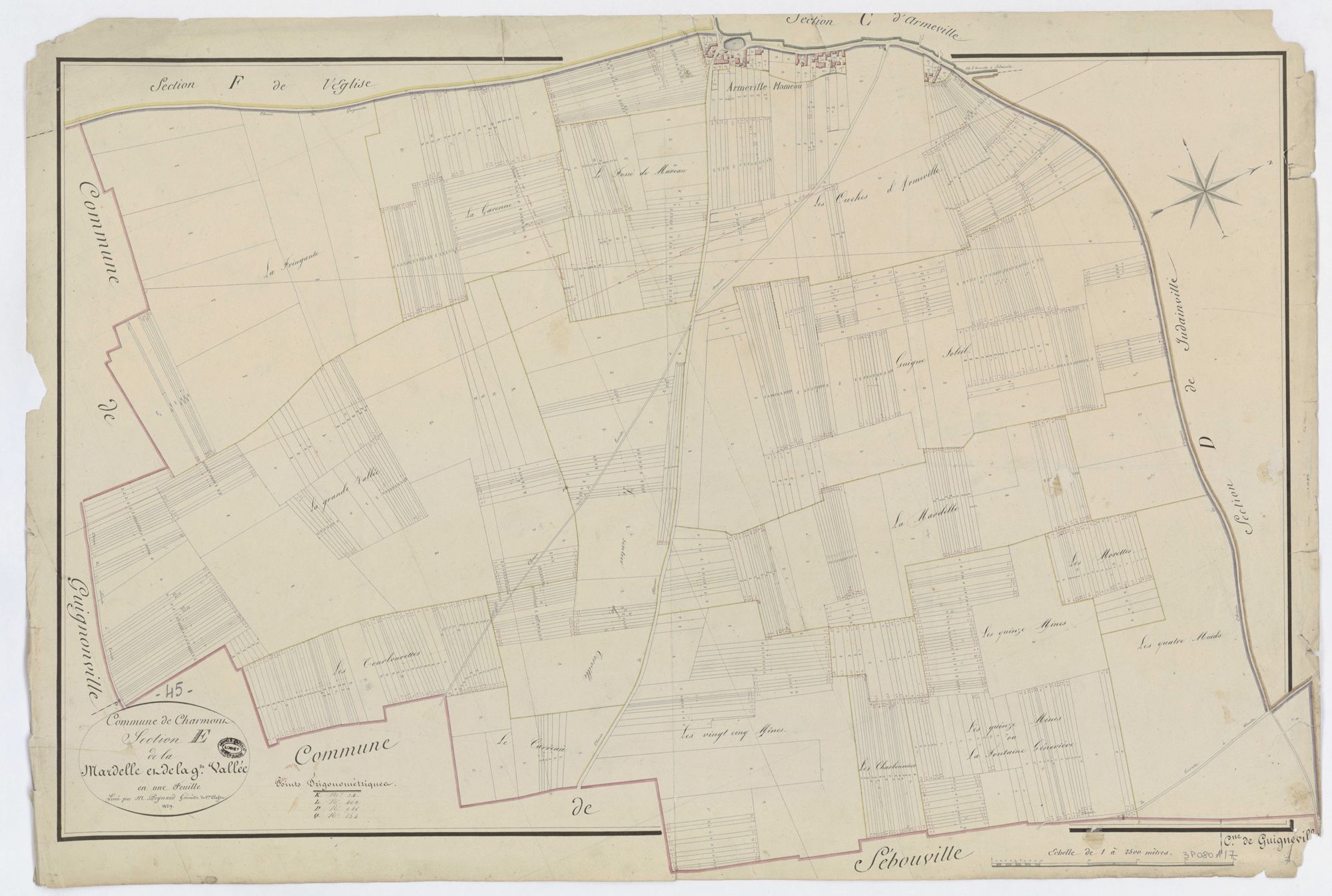 Charmont-en-Beauce - Sections