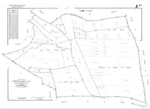 Charmont-en-Beauce - Sections