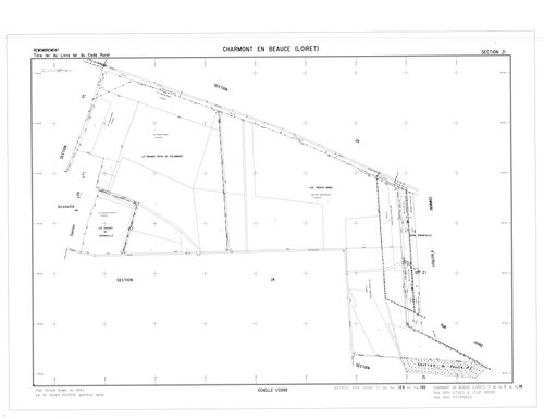Charmont-en-Beauce - Sections