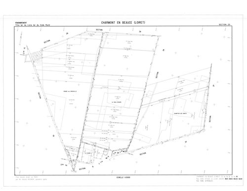 Charmont-en-Beauce - Sections