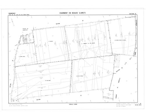 Charmont-en-Beauce - Sections