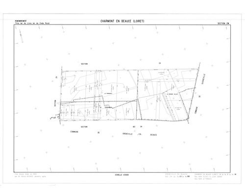 Charmont-en-Beauce - Sections