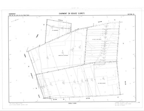 Charmont-en-Beauce - Sections