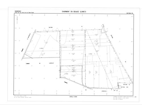 Charmont-en-Beauce - Sections