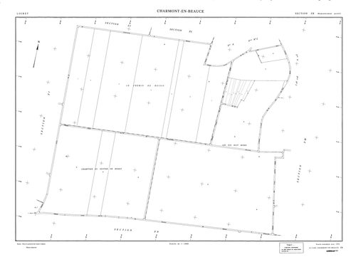 Charmont-en-Beauce - Sections
