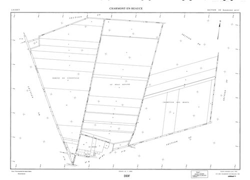 Charmont-en-Beauce - Sections