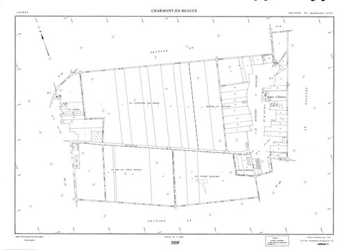 Charmont-en-Beauce - Sections