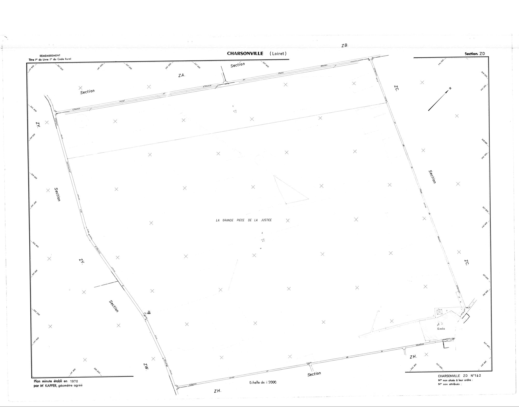 Charsonville - Sections
