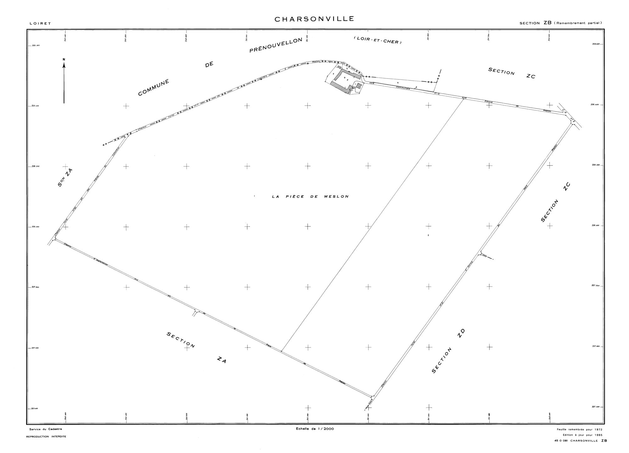Charsonville - Sections