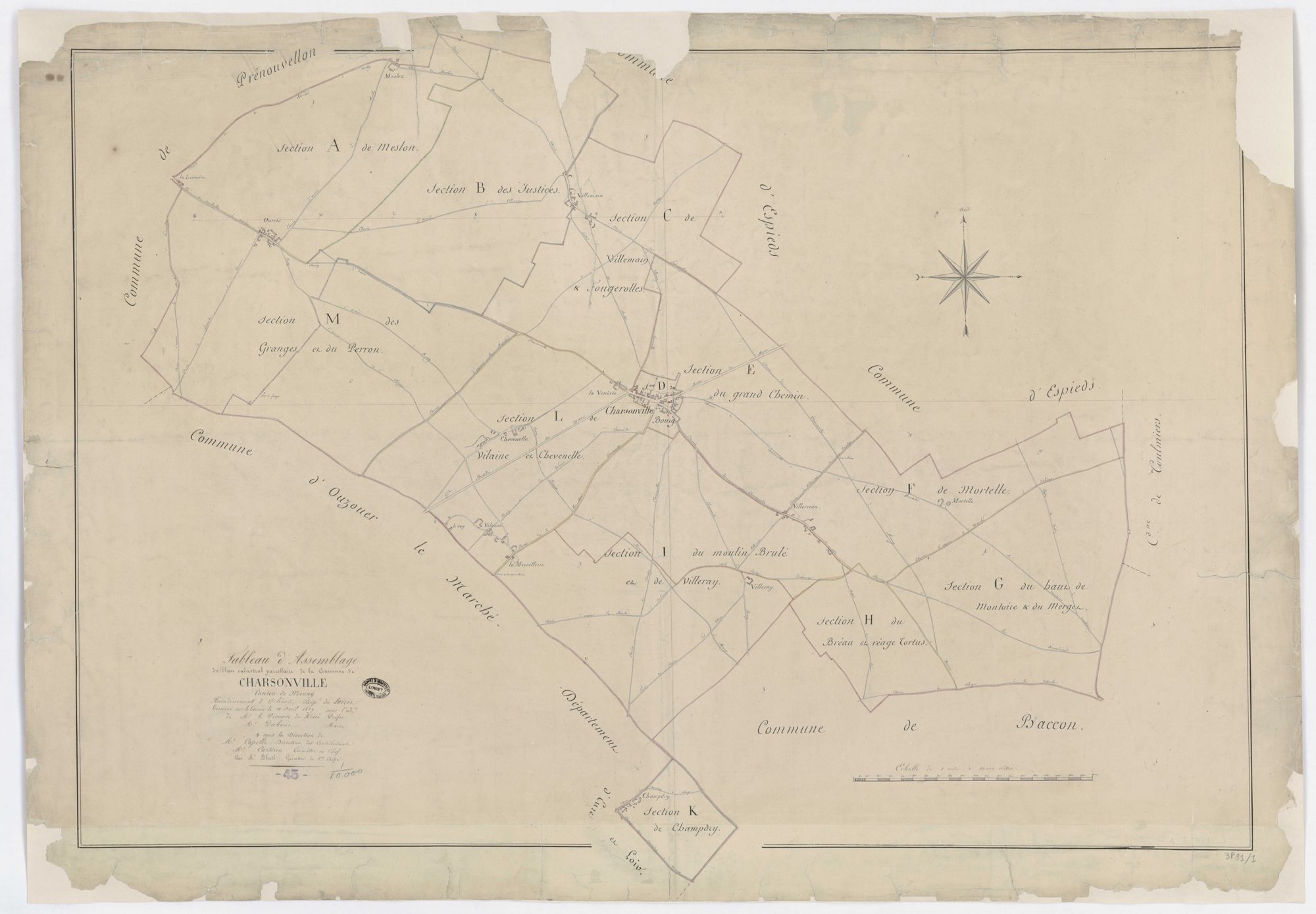 Charsonville - Tableau d'assemblage