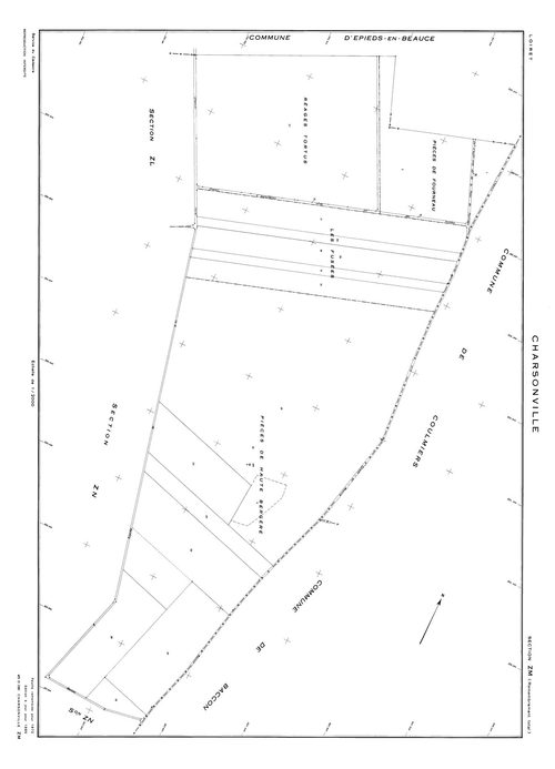 Charsonville - Sections
