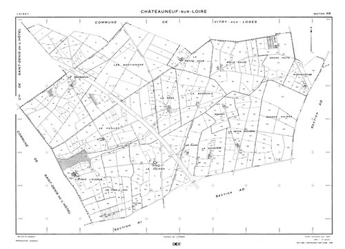 Châteauneuf-sur-Loire - Sections