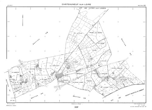 Châteauneuf-sur-Loire - Sections