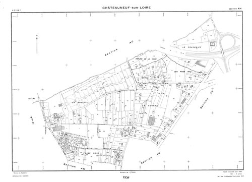 Châteauneuf-sur-Loire - Sections