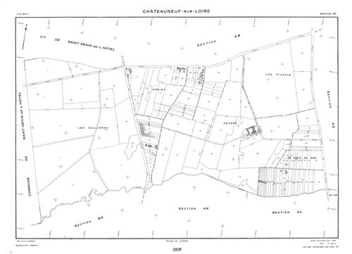 Châteauneuf-sur-Loire - Sections