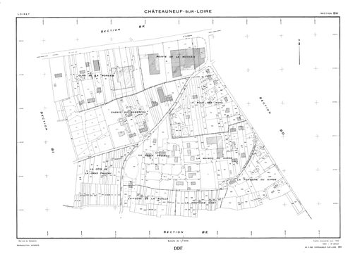 Châteauneuf-sur-Loire - Sections