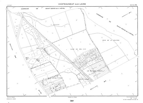 Châteauneuf-sur-Loire - Sections