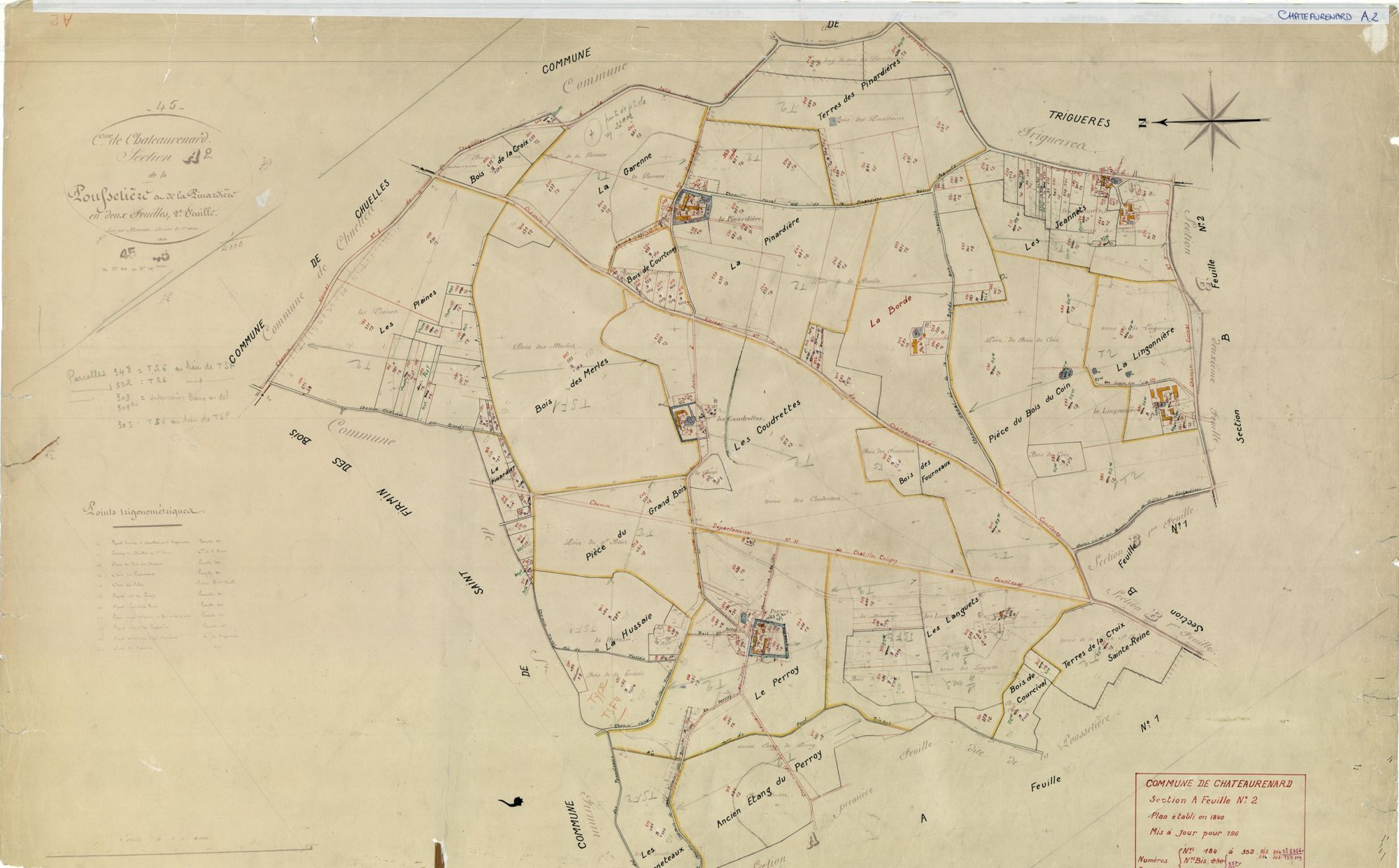 Châteaurenard - Sections