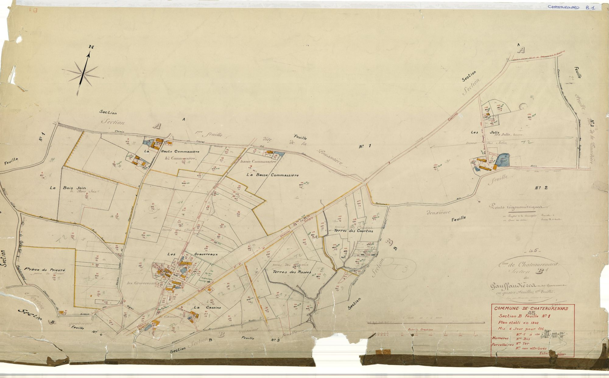 Châteaurenard - Sections