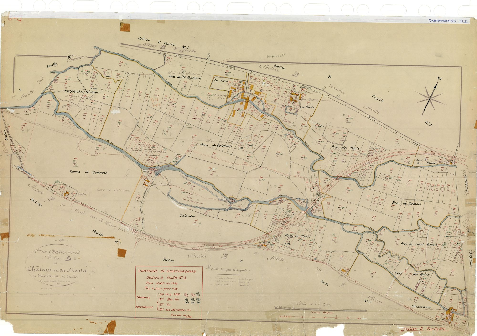Châteaurenard - Sections