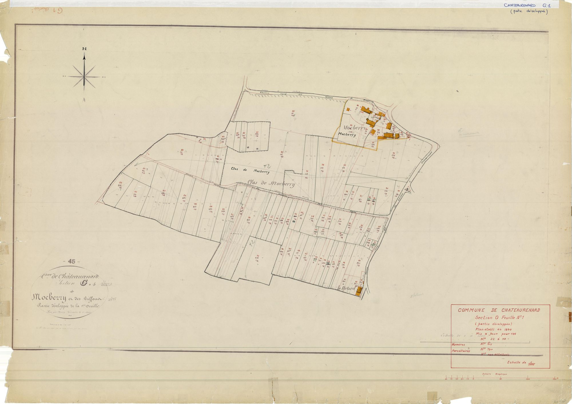 Châteaurenard - Sections