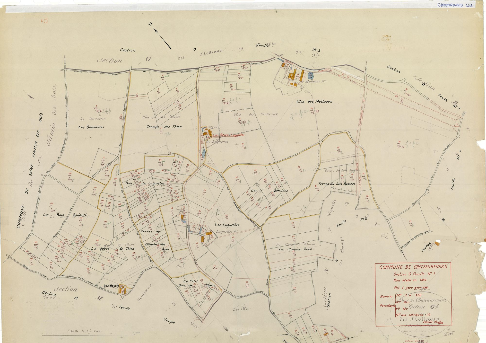 Châteaurenard - Sections