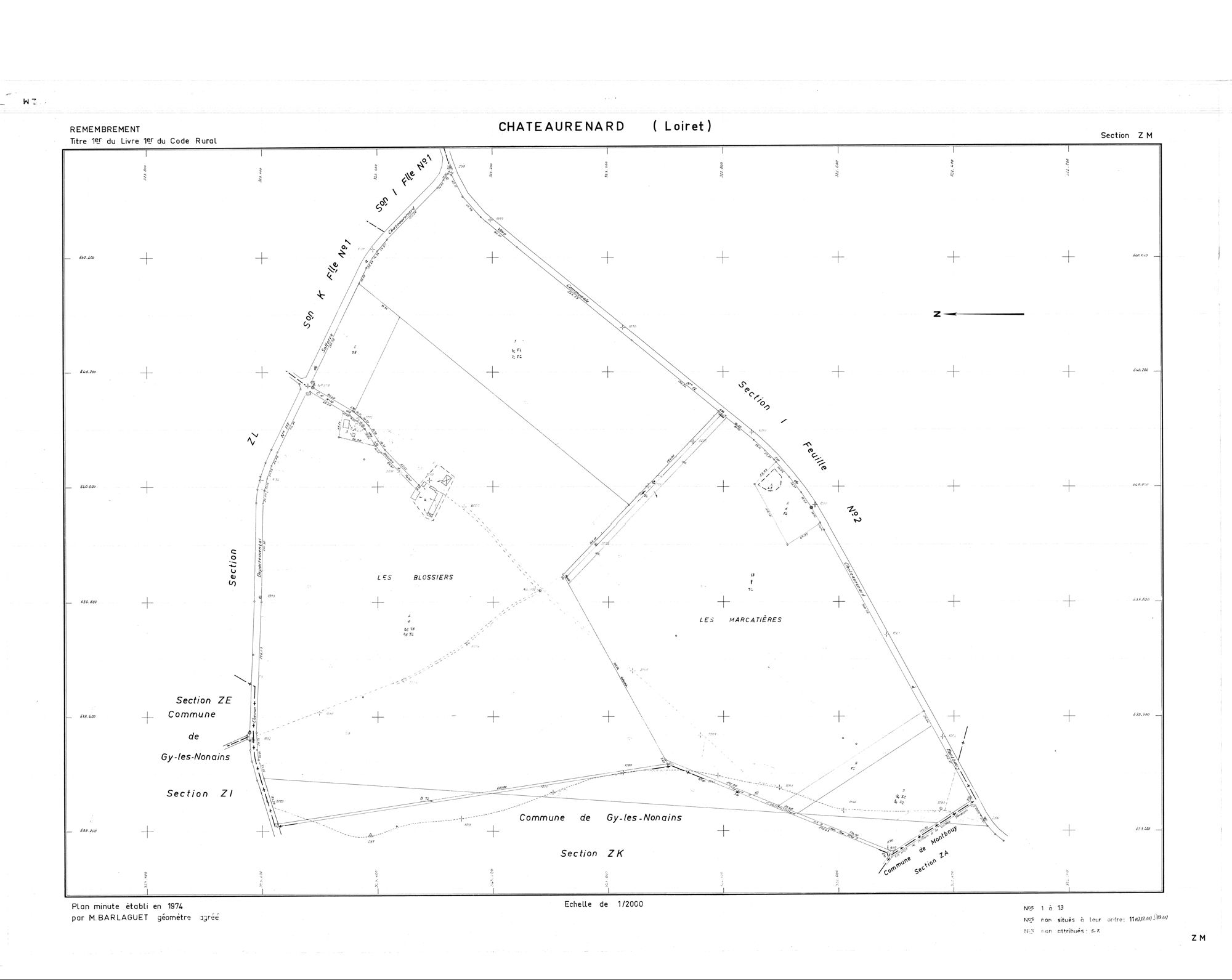 Châteaurenard - Sections