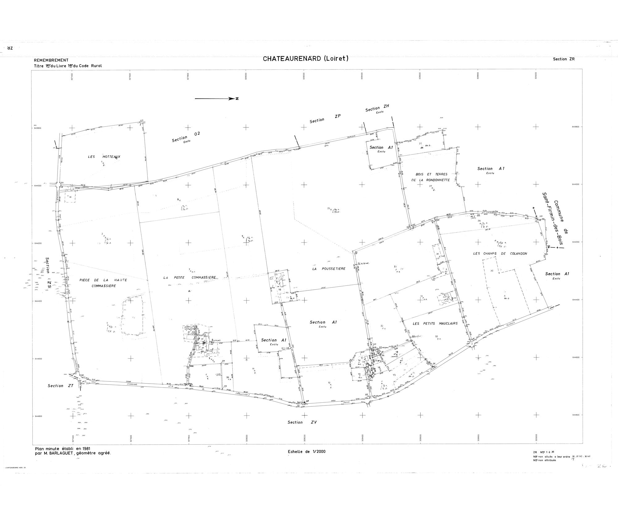 Châteaurenard - Sections